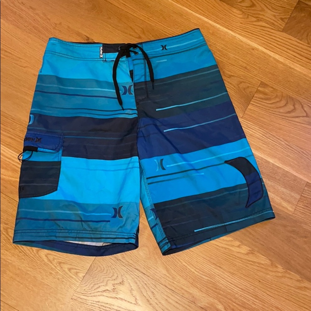 Hurley Board Shorts Swim 32 blue
